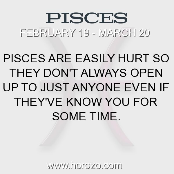 You hurt a pisces when How Does