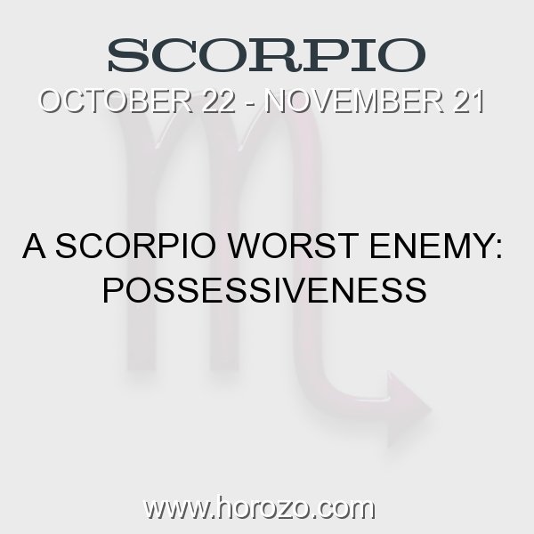 Are why the worst scorpios What is