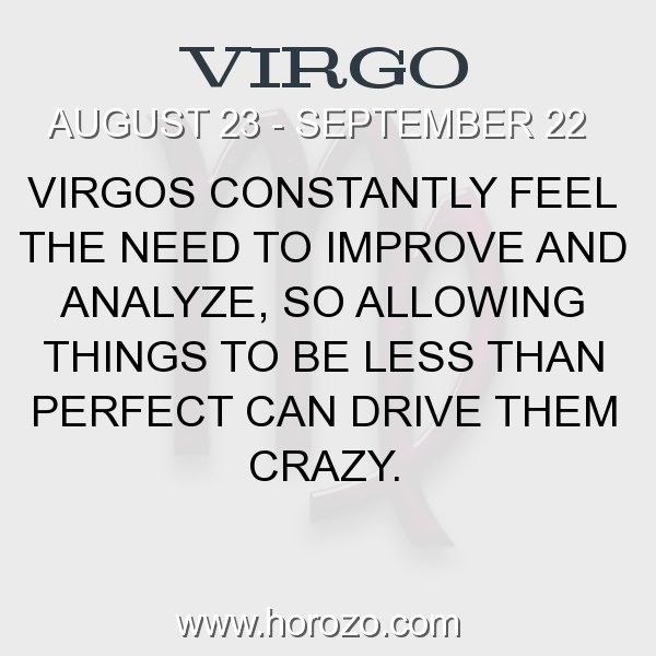Things about virgos