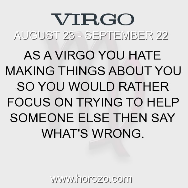 Hate what virgos What should